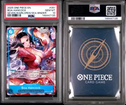 One Piece CCG Boa Hancock Seven Warlords/Sea OP07-051 PSA 10 Gem Mint - Image 3