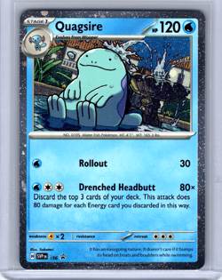 Quagsire Black Star Promo Cosmos Holo 156 Pokemon Scarlet and Violet - Image 1