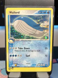 Wailord Pokemon TCG 14/109 Rare Holo Unlimited Ruby & Sapphire NM - Image 1