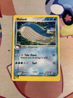 Wailord Pokemon TCG 14/109 Rare Holo Unlimited Ruby & Sapphire NM - Image 3