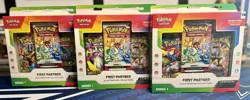 Pokemon TCG First Partner Series 1 Illustration Collection Box Lot Of 3 - Image 1