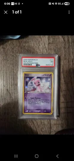 Togepi #78 Hidden Legends Reverse Holo PSA 8/POKEMON EX HOLON PHANTOM Mew PSA 7 - Image 2