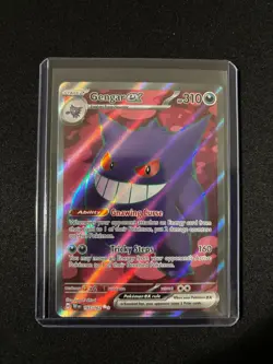 Gengar EX 193/162 SV05: Temporal Forces Pokemon TCG Holo NM - Image 1