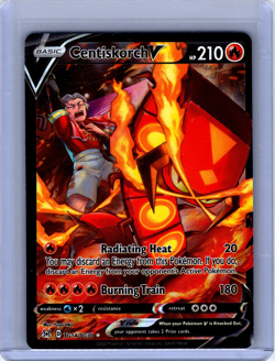 Centiskorch V Full Art Trainer Gallery Holo TG14/TG30 Pokemon Lost Origin - Image 1