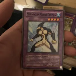 Yugioh Neo-Spacian Marine Dolphin TAEV-EN040 Common hp - Image 1