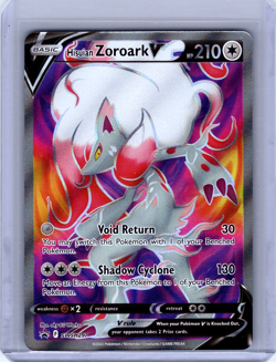 Hisuian Zororark V Black Star Promo Holo SWSH297 Pokemon Sword and Shield - Image 1