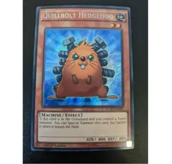 Quillbolt Hedgehog - LC5D-EN005 - Secret Rare 1st Edition Yugioh - Image 1