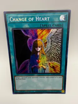 Yu-Gi-Oh! TCG Change of Heart RA01-EN050 Ultra Rare 1st Edition Near Mint - Image 1