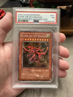 Slifer the Sky Dragon - GBI-001 - Secret Rare - PSA 7 - Image 1