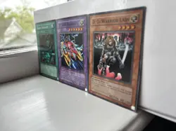 Yu-Gi-Oh Vintage Super Rare Lot D.D. Warrior Lady DCR Giant Trunade SRL Holo - Image 4