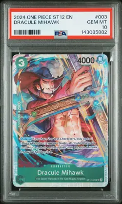 2024 One Piece ST12 EN - Dracule Mihawk - PSA 10 - Image 1