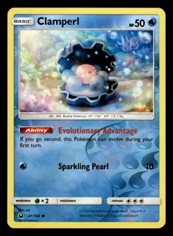 Clamperl 41/168 Reverse Holo Celestial Storm Pokemon Card - Image 1