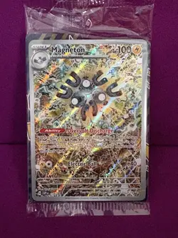 SEALED Magneton SVP 159 Promo Pokemon Card w/Dividers | Surging Sparks - Image 1