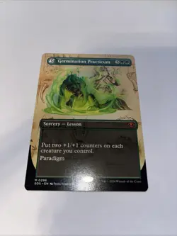 Germination Practicing Borderless Nonfoil Strixhaven Card #0296 MTG LP - Image 1