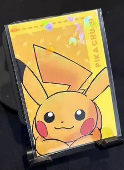 Rare Full Art Cracked Ice Holo Pikachu Cute Card Database Low Pop 🌟 (j) - Image 1