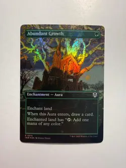 Abundant Growth (Borderless) 315 MTG Innistrad Remastered Foil - Image 1