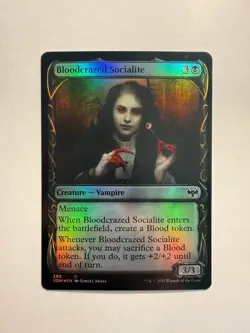 Bloodcrazed Socialite (Showcase) 288 MTG Innistrad: Crimson Vow Foil - Image 1