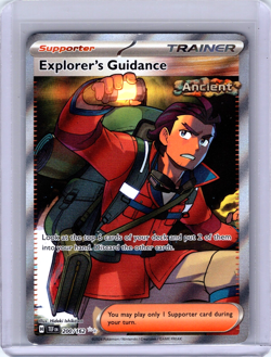 Explorer's Guidance Full Art Ultra Rare Holo 200/162 Pokemon Temporal Forces - Image 1