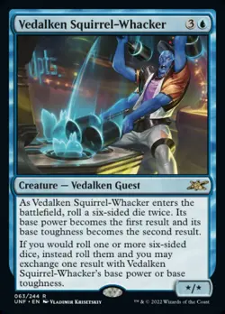 Magic the Gathering (mtg): UNF: Vedalken Squirrel-Whacker - Rare - Foil - Image 1