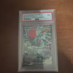 Pokemon Roaring Moon ex 251/182 SV04 Paradox Rift Full Art Holo PSA 9 2023 - Image 1