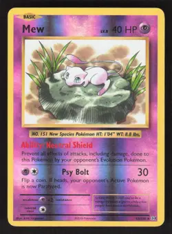 Pokemon TCG XY Evolutions Holo Mew #53/108 - Image 1