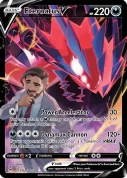 Eternatus V - TG21/TG30 - Lost Origin Trainer Gallery NM, English Pokemon Lost O - Image 1