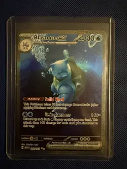 Pokemon TCG Blastoise EX 200/165 Scarlet & Violet 151 Holo NM - Image 1