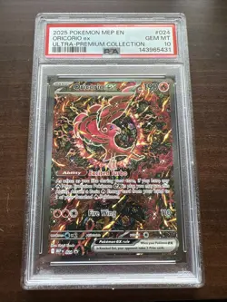 2025 Pokemon—Oricorio EX #024 Mega Evolution—Black Star Promo PSA 10 UPC - Image 1