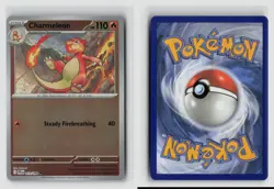 Charmeleon #012/094 Me02 Phantasmal Flames Common Reverse Holo Pokemon TCG NM - Image 3