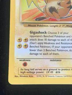 Vintage Pokemon TCG Fossil RAICHU #29/62 Non-Holo Unlimited Rare NM/LP - Image 5