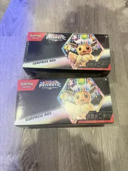 Pokemon TCG: S&V Prismatic Evolutions Surprise Box (Lot of 2) FACTORY SEALED - Image 1