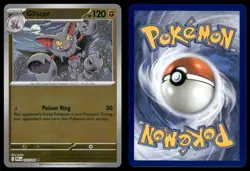 GLISCOR 050/094 UNCOMMON PHANTASMAL FLAMES POKEMON REVERSE HOLO NM - Image 1