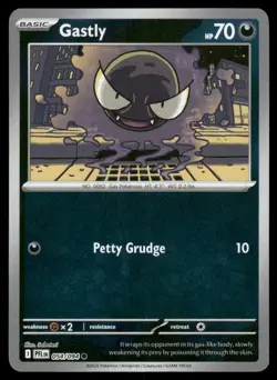 GASTLY 054/094 COMMON PHANTASMAL FLAMES REVERSE HOLO POKEMON NM - Image 2