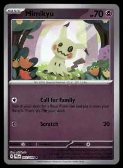 MIMIKYU 042/094 COMMON PHANTASMAL FLAMES REVERSE HOLO POKEMON NM - Image 2