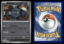 BRONZOR 071/094 COMMON PHANTASMAL FLAMES POKEMON REVERSE HOLO NM - Image 1
