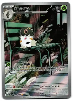 Spewpa 089/088 - 🌊 Perfect Order Illustration Rare Pokemon TCG Holo 🖤 - NM - Image 1