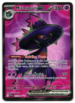 Mismagius ex 112/094 - 🌊 Phantasmal Flames Ultra Rare Pokemon TCG 🖤 - NM - Image 1