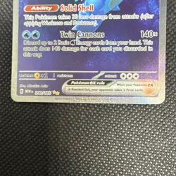 Pokemon Blastoise ex 200/165 Scarlet & Violet 151 Illustration Rare Holo - Image 2