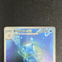 Pokemon Blastoise ex 200/165 Scarlet & Violet 151 Illustration Rare Holo - Image 3