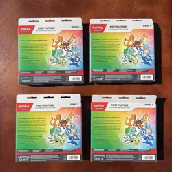 Lot of 4 Pokemon TCG First Partner Illustration Collection Series 1 Bundle of 4 - Image 2