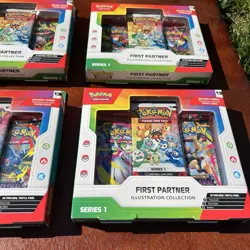 Lot of 4 Pokemon TCG First Partner Illustration Collection Series 1 Bundle of 4 - Image 5