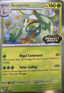 Serperior - 064 064 P ME: Mega Evolution Promo Pokemon NM - Image 1