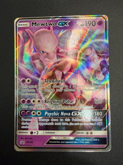 Pokemon - Mewtwo GX SM196 - Black Star Promo - Image 1
