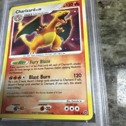 2007 Pokemon Diamond & Pearl Secret Wonders 3 Charizard Holo PSA 6 1642 - SWIRL - Image 4