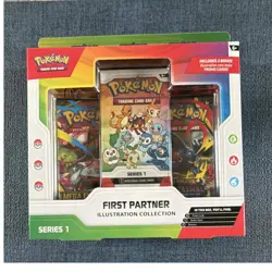 Pokemon TCG First Partner Pack Series 1 Illustration Box Promo English - Image 1