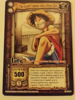 The Great Captain With Straw Hat VINTAGE MONKEY D. LUFFY One Piece 2005 Non Holo - Image 1