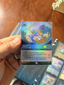 Disney Lorcana Fabled Alice - Accidentally Adrift (Epic) 217/204 Holo - Image 1