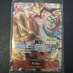 Koby (OP12 Release Event winner) P-092 One Piece Promotion Cards Regular - Image 1