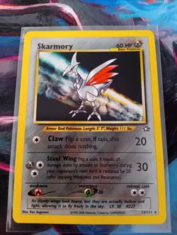 Skarmory (Head Swirl) Neo Genesis Holo Rare Card 13/111 - Image 1