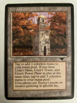 Urza's Tower (a Forest) Antiquities LP Land Uncommon CARD - Image 1